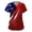 Wine #22, variant on KDDYLITQ Womens U.s. 250th Anniversary Tshirt Summer 250 Years Birthday Short Sleeve T-Shirts Liberty 250th Birthday Patriotic Tops Printed Plus Size V Neck Tees Red 5XL