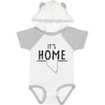 thumbnail image 3 of Inktastic It's Home- State of Nevada Outline Distressed Text Boys or Girls Baby Bodysuit, 3 of 5