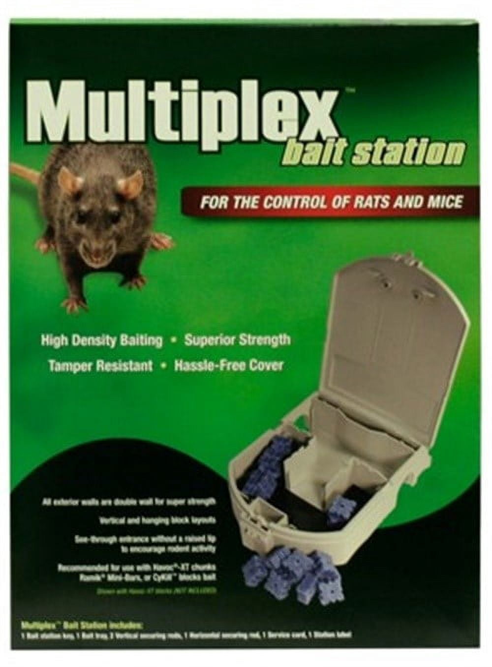 Multiplex Refillable Mouse & Rat Bait Station 000410