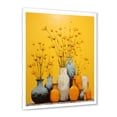 thumbnail image 2 of Designart "Simplistic Amber Ceramics" Boho Pottery Picture Framed Canvas Wall Art, 2 of 5