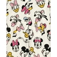 thumbnail image 4 of Disney Mickey Mouse Goofy Donald Duck Toddler Boy Girl Fleece Zip Up Coverall White 4T, 4 of 5
