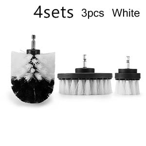 

Bristle Drill Cleaning Brush 4 sets White
