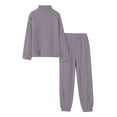 thumbnail image 6 of Soft Plush Pajama Set for Women Warm Winter Sleepwear Loose Fit Comfortable Lounge Set, 6 of 6