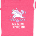 thumbnail image 4 of Inktastic My Mimi Loves Me Unicorn Girls Baby Bodysuit, 4 of 5