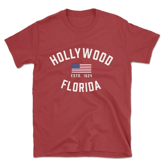 Hollywood Florida Patriot Men's Cotton T-Shirt