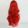 67cm Red Long Roll High Temperature Silk Hair Cover