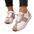 thumbnail image 5 of Womens Tennis Shoes Casual Sneakers Casual Sneakers Retro Flat Shoes Color Design Comfortable Walking Shoes Lightweight Breathable Fashion Athletic Footwear, 5 of 5