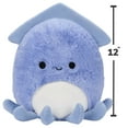 thumbnail image 2 of Squishmallows 12 inch FuzzAMallows Stacy the Purple Squid with White Belly - Child's Ultra Soft Stuffed Plush Toy, 2 of 7