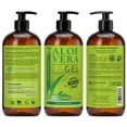 thumbnail image 6 of Aloe Vera Gel with freshly cut organic 100% Pure Aloe Pump - Big 16oz with Treatment Pump, 6 of 9