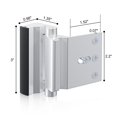 thumbnail image 2 of Cerradura de Refuerzo de Puerta de 1 Paquete, Cerradura de Refuerzo de Puerta U de AleacióN Aluminio Cerradura Puerta de Seguridad de 3 Pulgadas de Puerta una Prueba de Hogar, 2 of 5