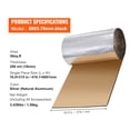 thumbnail image 3 of KFFKFF Noise Grabber Mass Barrier 16.5x315 in (36sq.ft) Mass-Loaded Mat Roll, 3 of 9