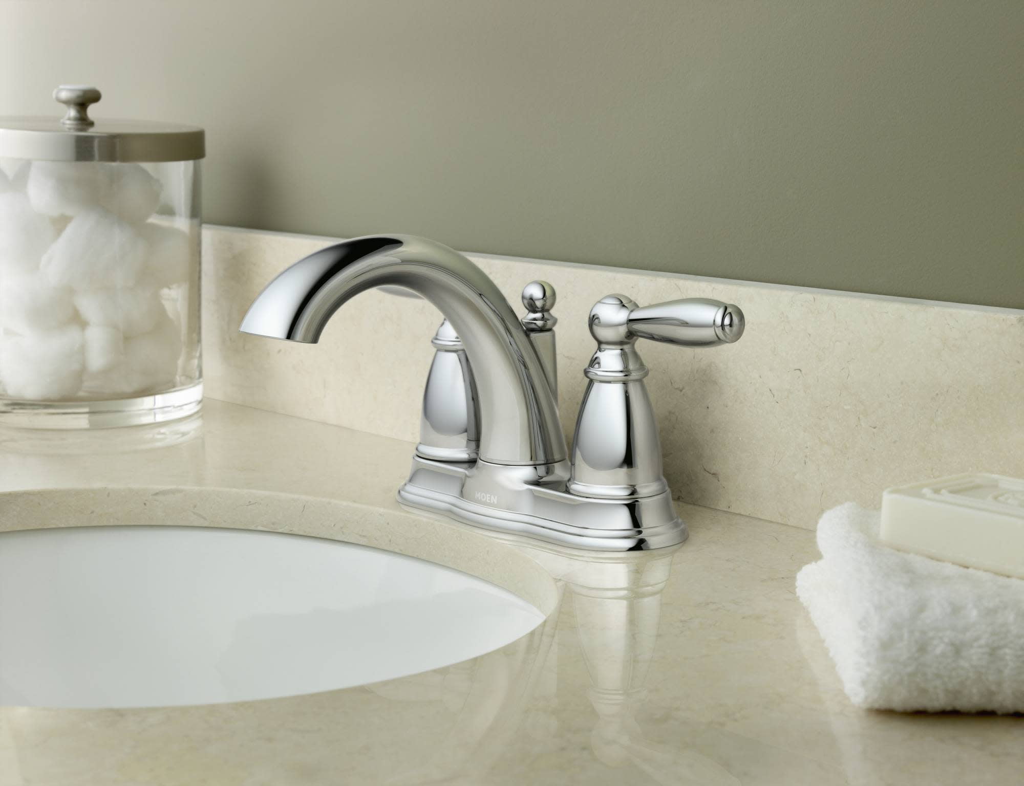 Moen Brantford 6610 Centerset Bathroom Sink Faucet
