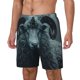 thumbnail image 1 of Fotbe Moody Ram Portrait Traje de Baño para Hombre – Shorts de Natación de Secado Rápido con Forro y Bolsillos-X-Large, 1 of 6