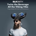 thumbnail image 4 of BLKSMITH Viking Drinking Hat | Viking Helmet | Drinking Accessories for Parties & College | Fits 16" - 24" Head, 4 of 6