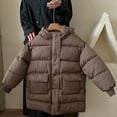thumbnail image 6 of Collared Neck Coats for Kids Girl Boy Winter Fall Long Warm Thick Puffer with Hood Plain Parkas Jacket Hoodies Outfits Kid 2026 Clothes Trendy 8 Years, 6 of 6