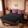 thumbnail image 3 of Manfei Wild Cheetah Animal Pattern 7pcs Queen Bedding,Pink Coquette Bowknot Bedding Comforter Set Queen,Black Reversible, 3 of 7
