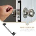 thumbnail image 3 of Door Latch Guard Plate Door Protector Door Latch Cover Outswing Angle Latch Shield, 3 of 9
