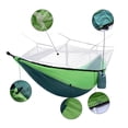 thumbnail image 4 of Portable Camping Hammock with Mosquito Net Lightweight Nylon Swing Bed with Straps for Outdoor Travel Backyard, 4 of 4
