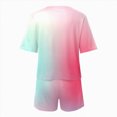 thumbnail image 5 of Girls Outfit Sets Short Sleeve Tie-Dye T Shirt Shirts and Shorts Size 4T-14T Kaprioy Baby Clothes for Girls, 5 of 6
