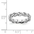 thumbnail image 5 of 925 Sterling Silver Stackable Expressions Polished Heart Ring Size: 7; for Adults and Teens; for Women and Men, 5 of 5