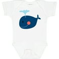 thumbnail image 3 of Inktastic Whale Cute Blue Boys or Girls Baby Bodysuit, 3 of 5