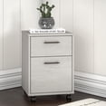 thumbnail image 4 of Bush Furniture Key West 2 Drawer Mobile File Cabinet in Linen White Oak, 4 of 7