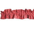 thumbnail image 4 of Mini Dots Cotton Curtain Sleeve Topper Window Treatment, 4 of 4