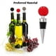 thumbnail image 1 of Tapón de botella de vino Worallymy corcho decorativo de champán bola divertida tapón de boquilla a prueba de fugas sellador de bebidas herramienta de barra de ahorro de fugas rojo para mujer Worallymy JD735907709, 1 of 6