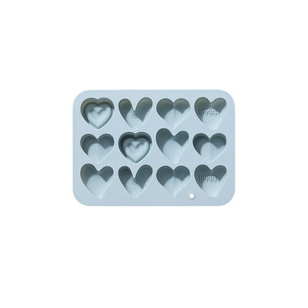 

Heart Shape Love Silicone Mold Non-stick Easy Release Heart Shaped Silicone Mold Tray For Handmade Chocolate Dessert CHMORA