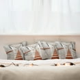 thumbnail image 3 of Ambesonne Space Throw Pillow Cover 4 Pack, Interior Corridor, 20", White and Red, 3 of 6