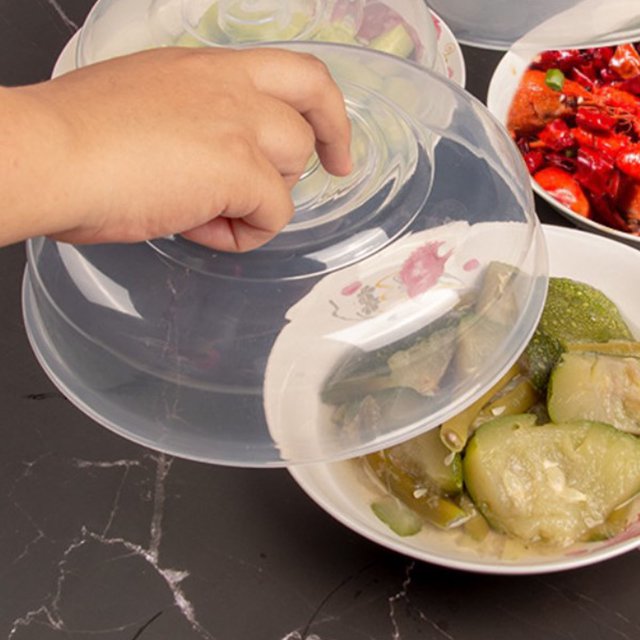 Cubierta de Microondas para Calentamiento, Cubierta de Microondas Segura de Ajuste Universal L Tamaño Versátil para Verduras