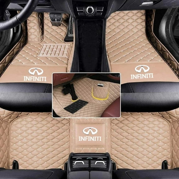 For Infiniti Car Floor Mat Cargo Liner Carpet Rug Pad Handmade Waterproof Custom