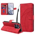thumbnail image 3 of Étui Portefeuille à Rabat pour Motorola Edge 70 Fusion avec Porte-Cartes, Support et Couverture Magnétique Rouge, 3 of 4