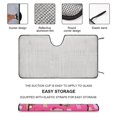 thumbnail image 3 of Cartoon Kirby Game Car Windshield Sunshade Umbrella Stylish Foldable Reflective Sun Visor Front Window Cover Protector Accessories, 3 of 8