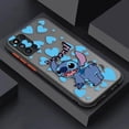 thumbnail image 3 of Matte Case for Samsung Galaxy M62 M53 M52 M51 M33 M32 M31 M30S M23 5G J8 J7 J6 J5 J4 Case Funda Capa Lilo & Stitch Cartoon Anime, 3 of 5
