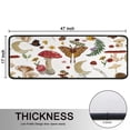 thumbnail image 5 of Kitchen Rugs Sets Of 2,Red Mushroom Nature White Pattern Anti Fatigue Kitchen Mat Rugs Non Slip Washable,Decorative Kitchen Floor Mats for Kitchen,Sink,Laundry,17"x47"+17"x47", 5 of 5