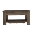 thumbnail image 1 of TUHOME Austin Storage Table Engineered Wood Entryway Benches in  Brown, 1 of 9