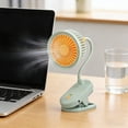 thumbnail image 1 of Portable On Desk Fan With Flexible Gooseneck 3 Speeds Quiet Personal Fan For Home Dorm Computer, 1 of 6