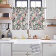 thumbnail image 2 of Vintage Spring Floral Kitchen Curtains Window Panels, Summer Botanical Watercolor Insulated Window Treatment Curtain, Grommet Curtains for Bedroom/Living Room/Bathroom, 2 Piece 52"Wx45"L, 2 of 8