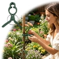thumbnail image 2 of 10pcs Garden Clips, Adjustable Reusable Vine Support Clamps to Fix Flower Stems, Tomatoes, Vegetables to Stakes & Trellises, 2 of 7