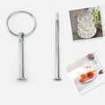 thumbnail image 1 of 1Pcs 2/3 Layers Cake Plate Stand Handle Fitting Hardware Rod Gold Silver, 1 of 8