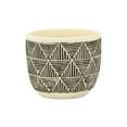 thumbnail image 3 of Cheungs Sankabe Black Ceramic Banded Pyramid Pottery Large, 3 of 5