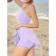 thumbnail image 5 of Womens 2 Piece Tennis Skirts Sets Athletic Dress with Bulit-in Shorts and Pockets, 5 of 5