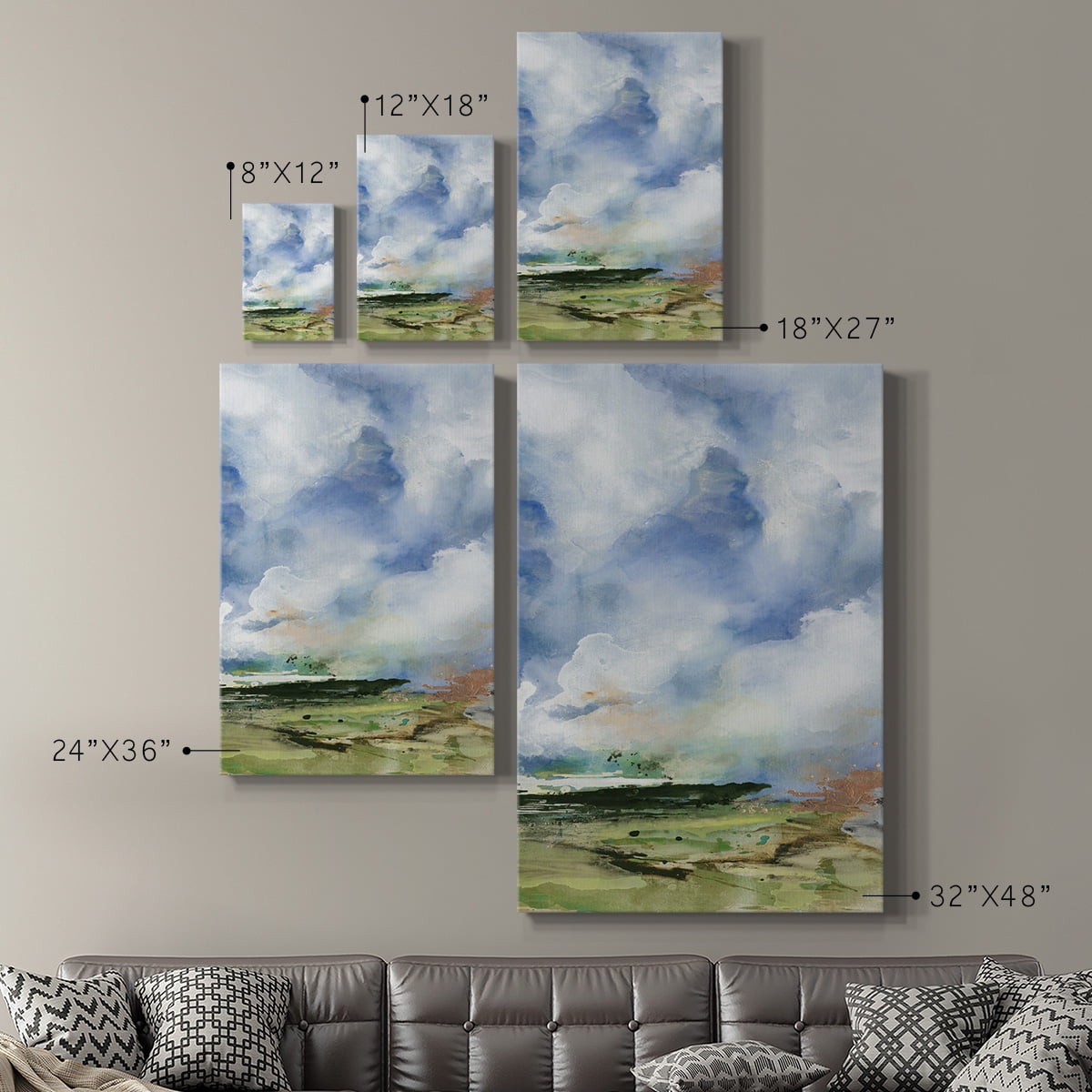 SPRING AIR II Premium Gallery Wrapped Canvas - Ready to Hang