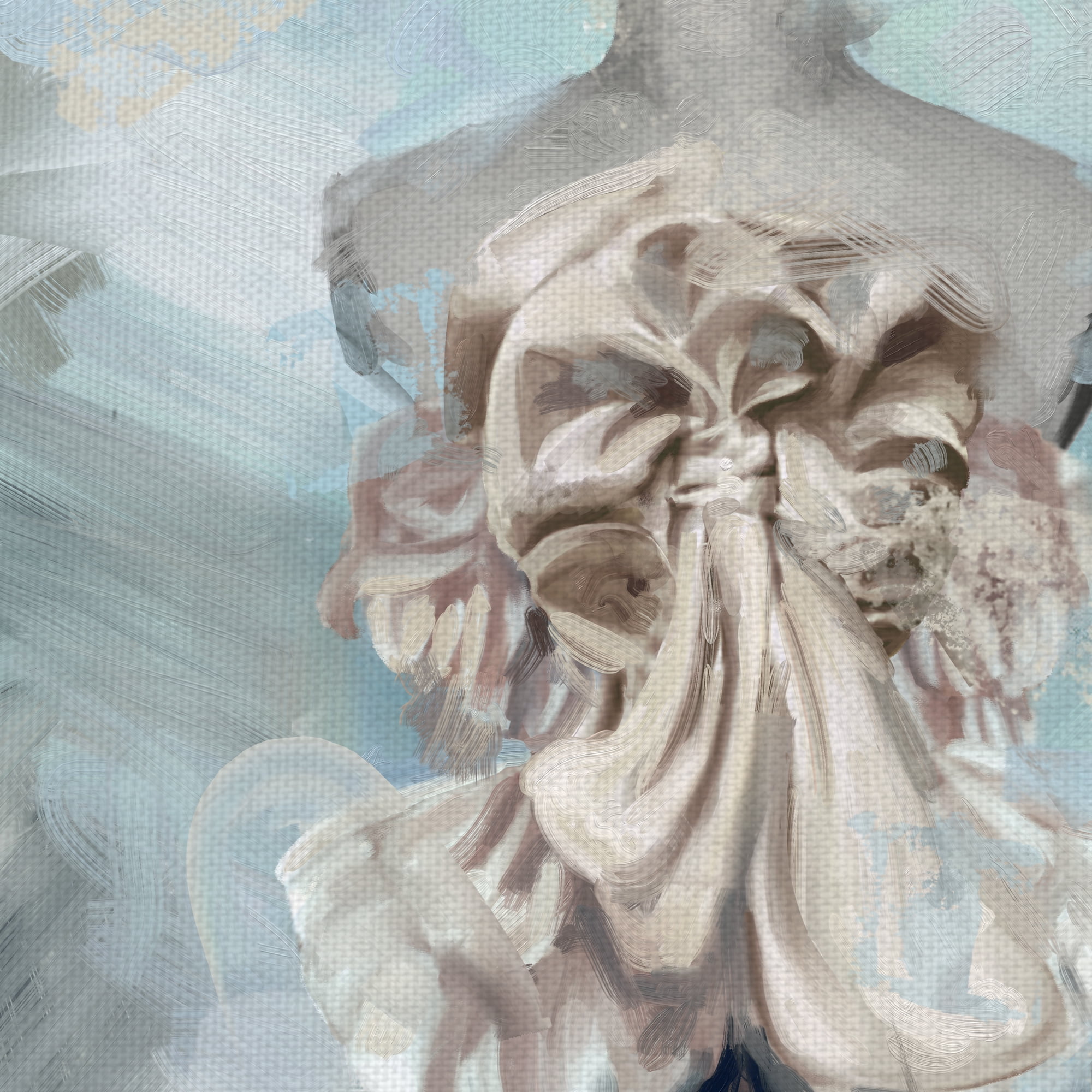 Masterpiece Art Gallery En Vogue Fashion Dress I by Studio Arts Canvas Art Print 17" x 34"