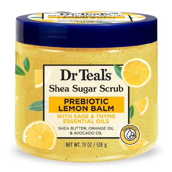 Exfoliante de Azúcar Dr Teals Limon y Acetes Escenciales 538 g