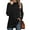 #1 Black, variant on SHIBEVER Sweaters for Women Long Sleeve Pullover Casual Fall Tunic Tops Turtleneck Lightweight Soft Sweaters Side Split Loose Winter Clothes