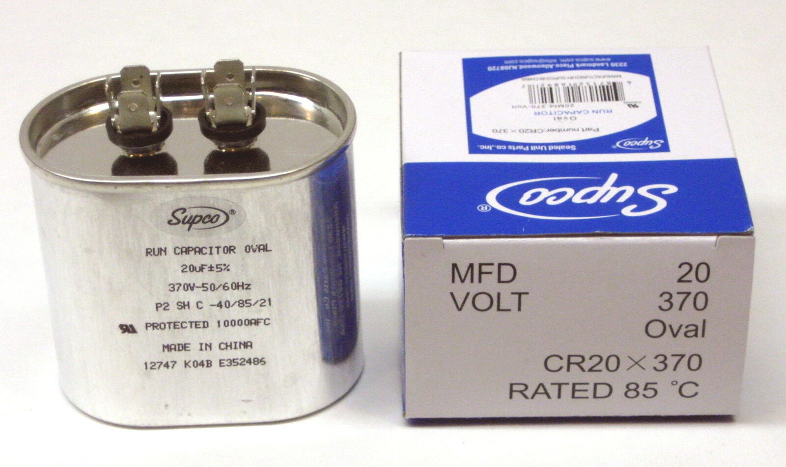 Supco Run Capacitor CR10X440 Oval 