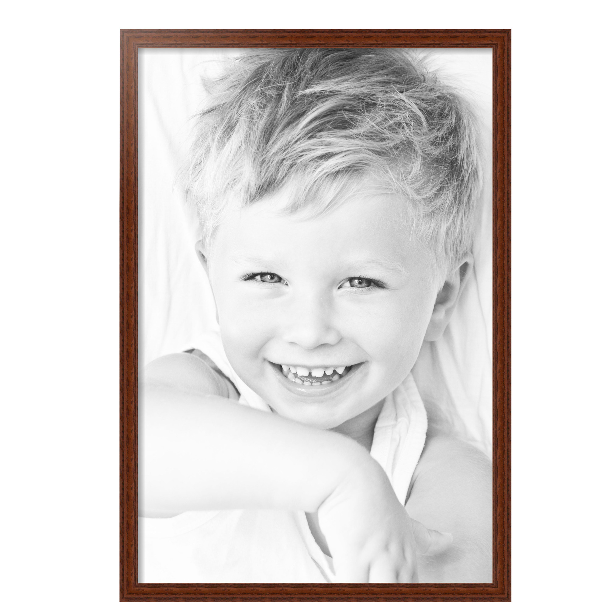 ArtToFrames 24" x 36" Walnut Picture Frame, 24x36 inch Brown MDF Poster Frame (WOM-4086), 5 Pack