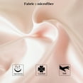 thumbnail image 3 of Lorviah 2 Pack Satin Pillowcases, Ultra Soft & Breathable 20"x26" Standard Size for Hair & Skin, Hypoallergenic Hidden Zipper Closure, Pink, 3 of 6